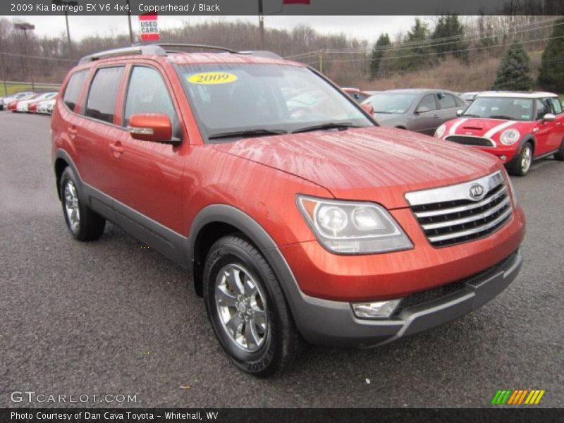 Copperhead / Black 2009 Kia Borrego EX V6 4x4
