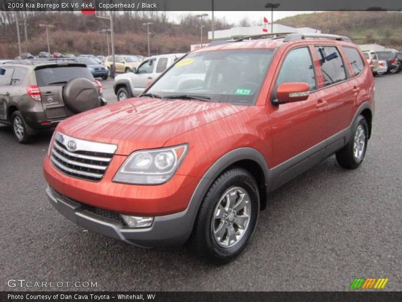 Copperhead / Black 2009 Kia Borrego EX V6 4x4
