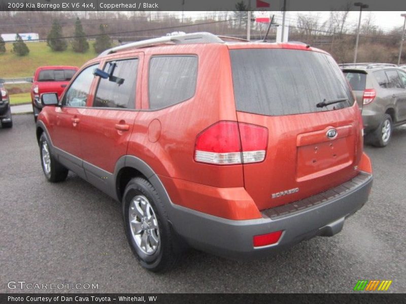 Copperhead / Black 2009 Kia Borrego EX V6 4x4