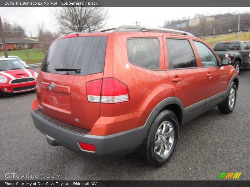 Copperhead / Black 2009 Kia Borrego EX V6 4x4