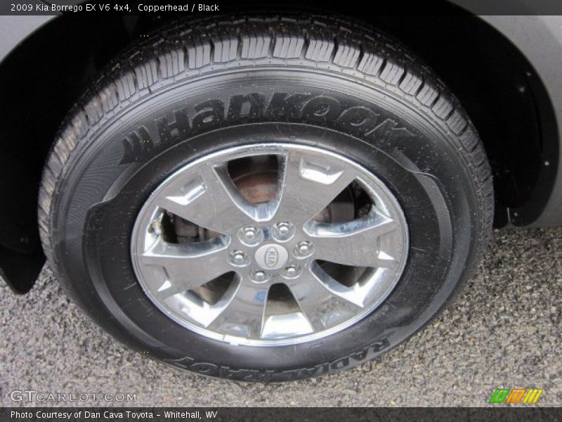 Copperhead / Black 2009 Kia Borrego EX V6 4x4