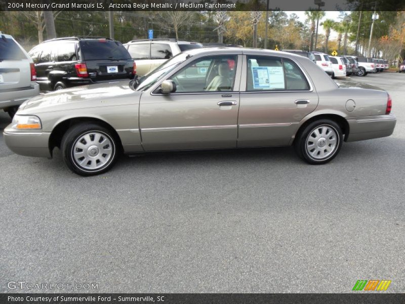 Arizona Beige Metallic / Medium Parchment 2004 Mercury Grand Marquis LS