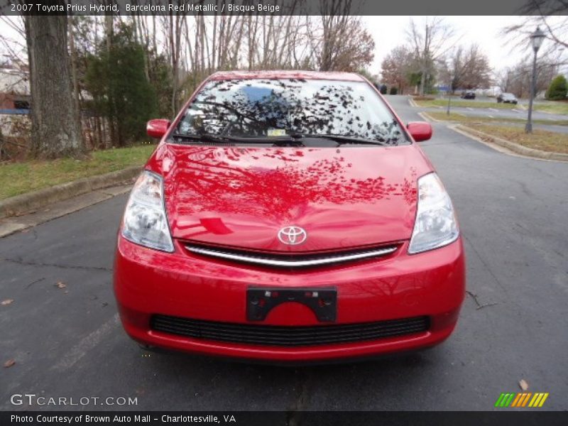 Barcelona Red Metallic / Bisque Beige 2007 Toyota Prius Hybrid