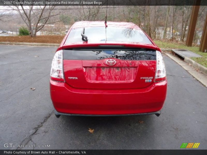 Barcelona Red Metallic / Bisque Beige 2007 Toyota Prius Hybrid