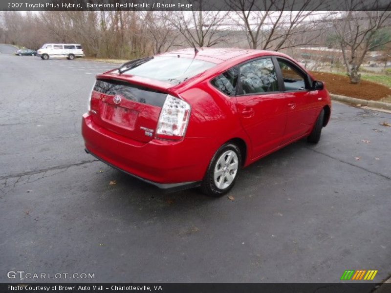 Barcelona Red Metallic / Bisque Beige 2007 Toyota Prius Hybrid