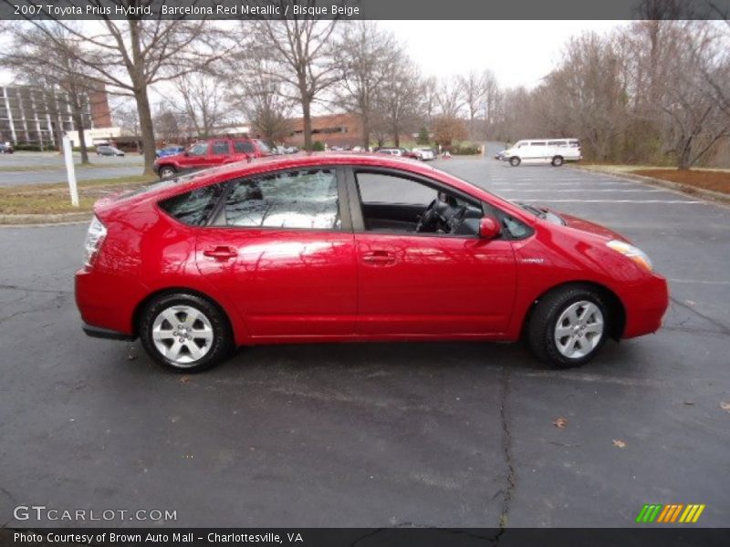 Barcelona Red Metallic / Bisque Beige 2007 Toyota Prius Hybrid