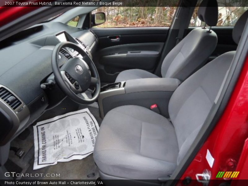 Barcelona Red Metallic / Bisque Beige 2007 Toyota Prius Hybrid