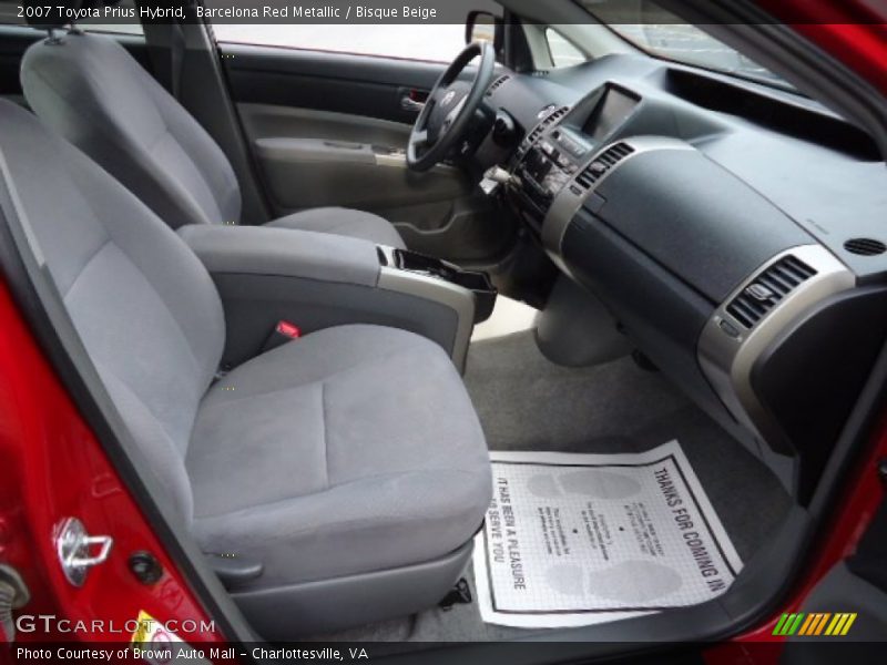 Barcelona Red Metallic / Bisque Beige 2007 Toyota Prius Hybrid
