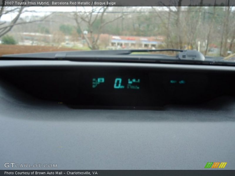 Barcelona Red Metallic / Bisque Beige 2007 Toyota Prius Hybrid