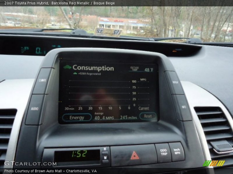 Barcelona Red Metallic / Bisque Beige 2007 Toyota Prius Hybrid