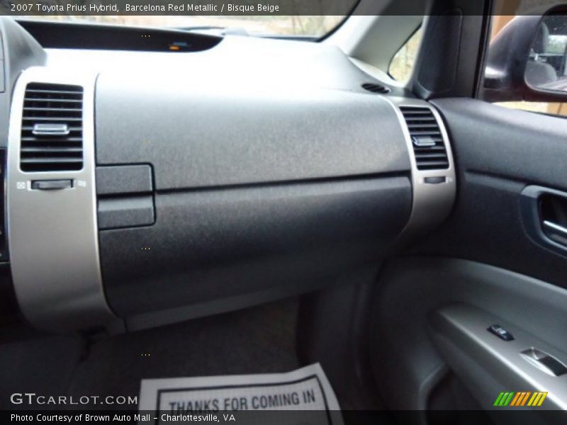 Barcelona Red Metallic / Bisque Beige 2007 Toyota Prius Hybrid