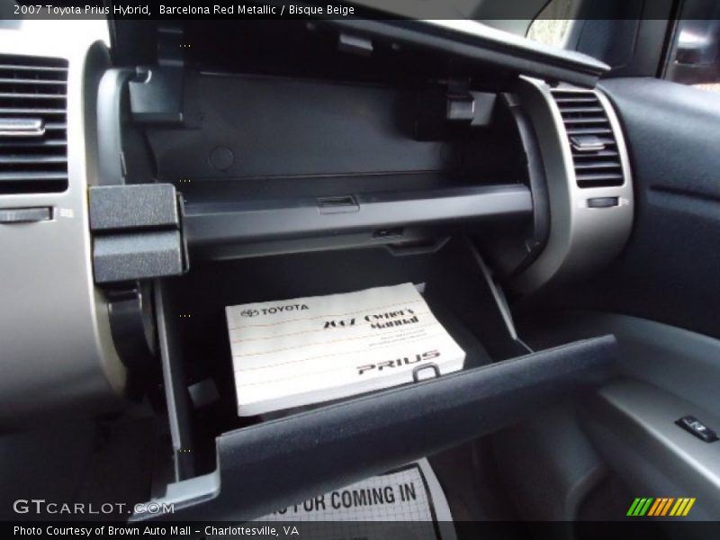 Barcelona Red Metallic / Bisque Beige 2007 Toyota Prius Hybrid