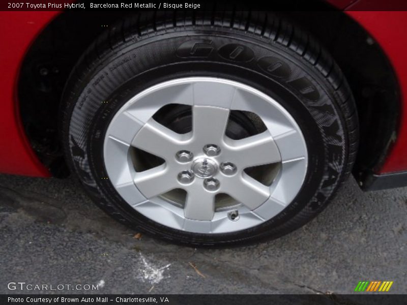 Barcelona Red Metallic / Bisque Beige 2007 Toyota Prius Hybrid