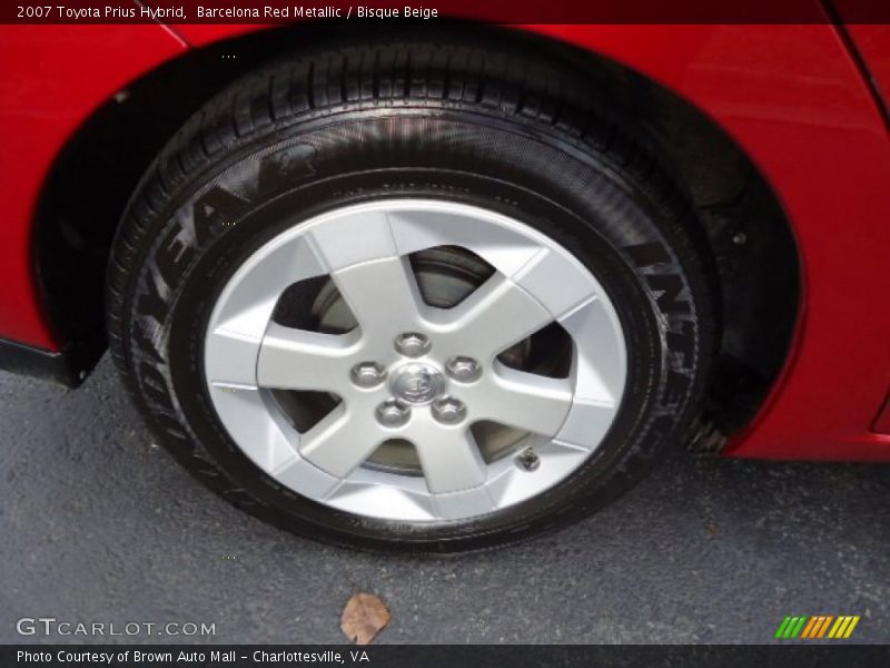 Barcelona Red Metallic / Bisque Beige 2007 Toyota Prius Hybrid