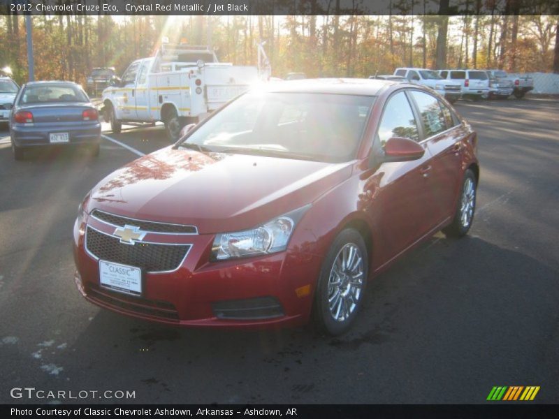 Crystal Red Metallic / Jet Black 2012 Chevrolet Cruze Eco