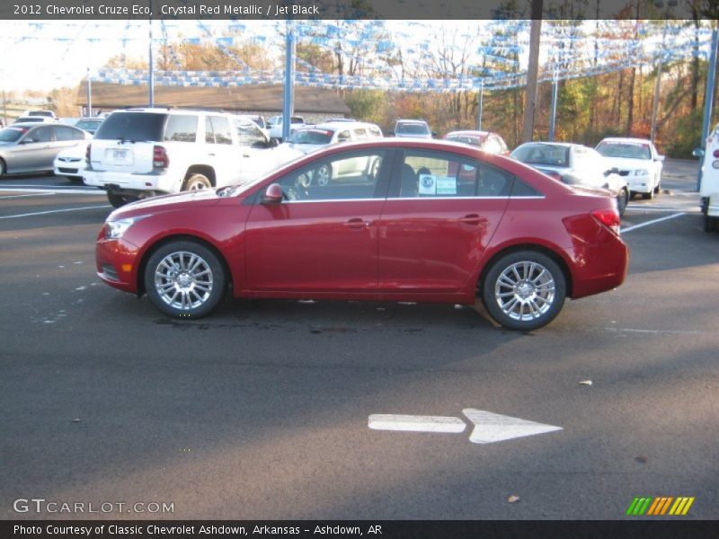 Crystal Red Metallic / Jet Black 2012 Chevrolet Cruze Eco