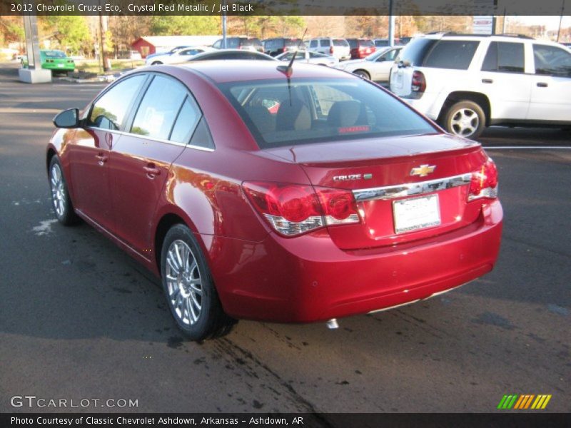 Crystal Red Metallic / Jet Black 2012 Chevrolet Cruze Eco