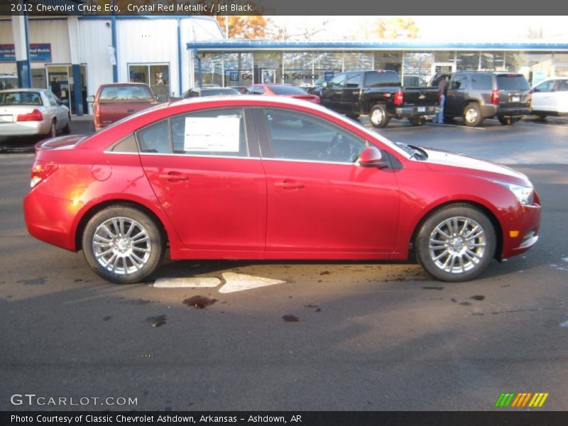 Crystal Red Metallic / Jet Black 2012 Chevrolet Cruze Eco