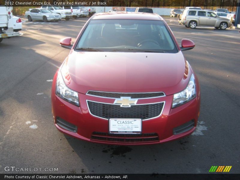 Crystal Red Metallic / Jet Black 2012 Chevrolet Cruze Eco