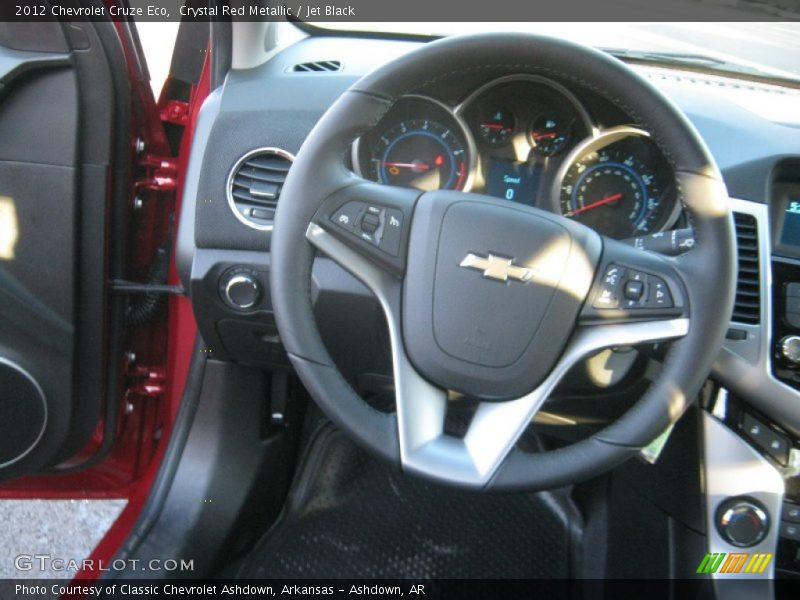 Crystal Red Metallic / Jet Black 2012 Chevrolet Cruze Eco