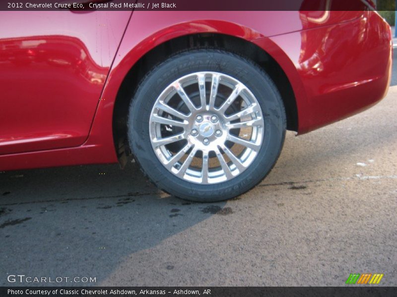 Crystal Red Metallic / Jet Black 2012 Chevrolet Cruze Eco