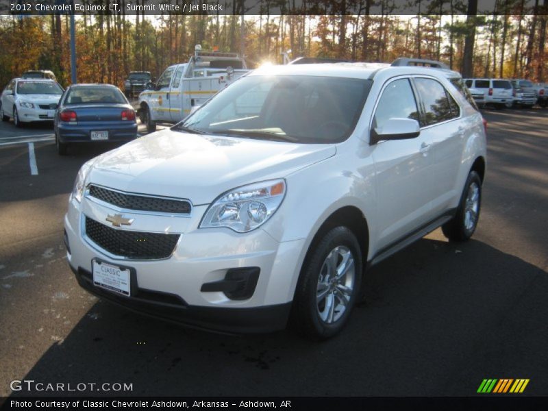 Summit White / Jet Black 2012 Chevrolet Equinox LT