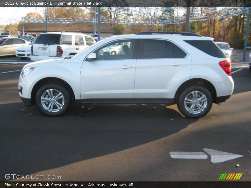 Summit White / Jet Black 2012 Chevrolet Equinox LT