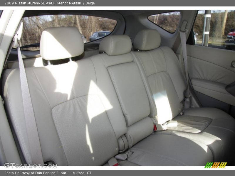 Merlot Metallic / Beige 2009 Nissan Murano SL AWD