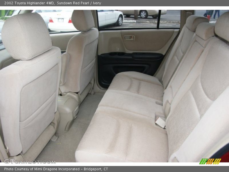 Sundown Red Pearl / Ivory 2002 Toyota Highlander 4WD