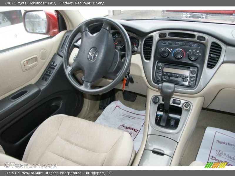 Sundown Red Pearl / Ivory 2002 Toyota Highlander 4WD
