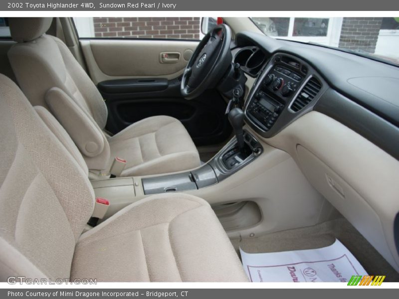 Sundown Red Pearl / Ivory 2002 Toyota Highlander 4WD