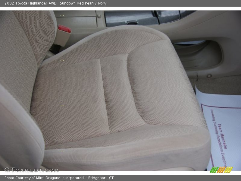 Sundown Red Pearl / Ivory 2002 Toyota Highlander 4WD
