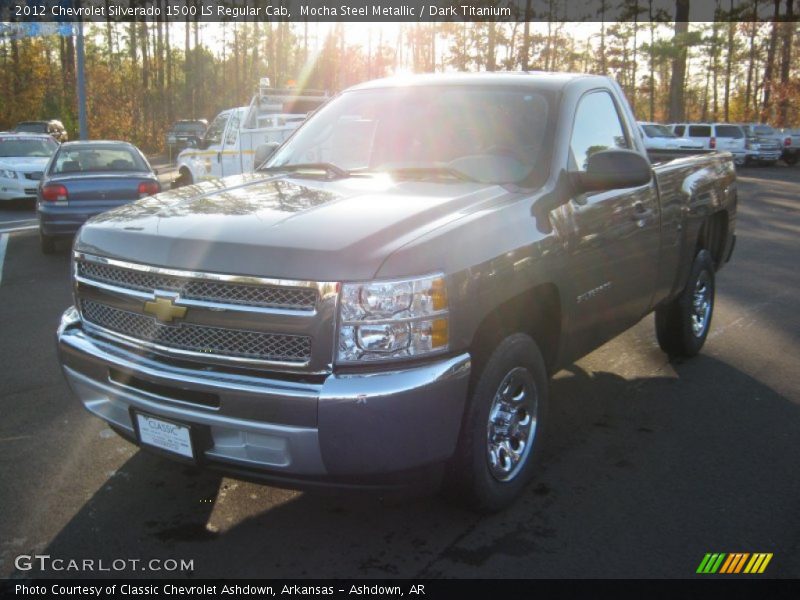 Mocha Steel Metallic / Dark Titanium 2012 Chevrolet Silverado 1500 LS Regular Cab