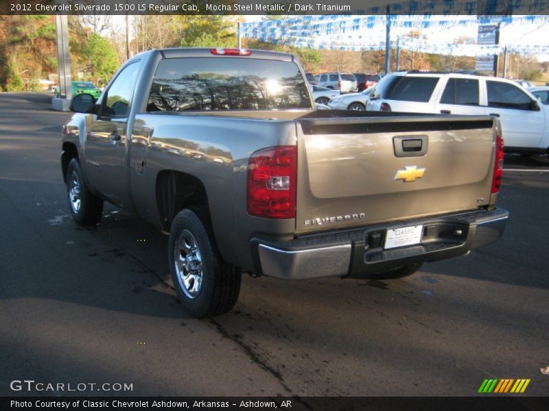 Mocha Steel Metallic / Dark Titanium 2012 Chevrolet Silverado 1500 LS Regular Cab