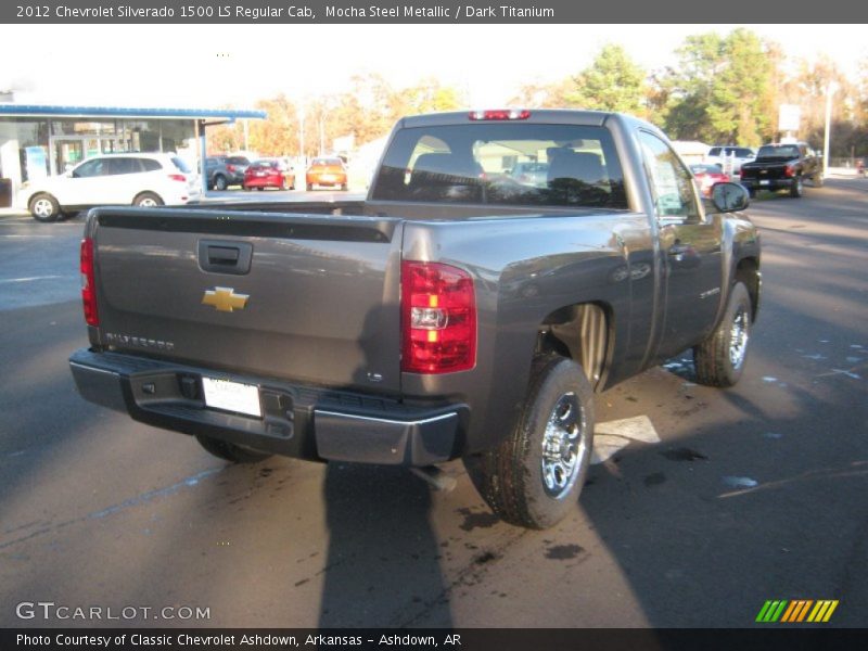 Mocha Steel Metallic / Dark Titanium 2012 Chevrolet Silverado 1500 LS Regular Cab