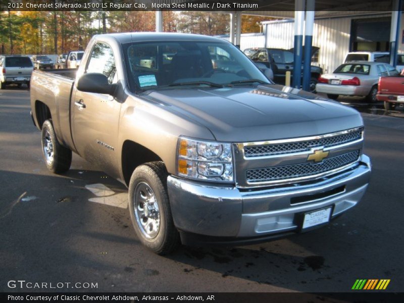 Mocha Steel Metallic / Dark Titanium 2012 Chevrolet Silverado 1500 LS Regular Cab