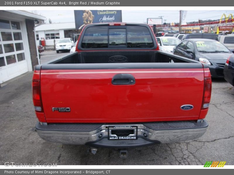 Bright Red / Medium Graphite 2001 Ford F150 XLT SuperCab 4x4