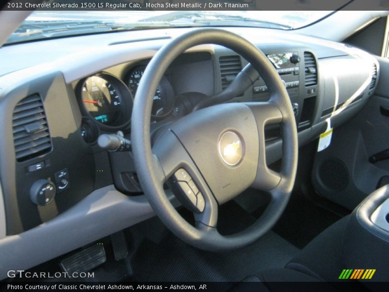 Mocha Steel Metallic / Dark Titanium 2012 Chevrolet Silverado 1500 LS Regular Cab