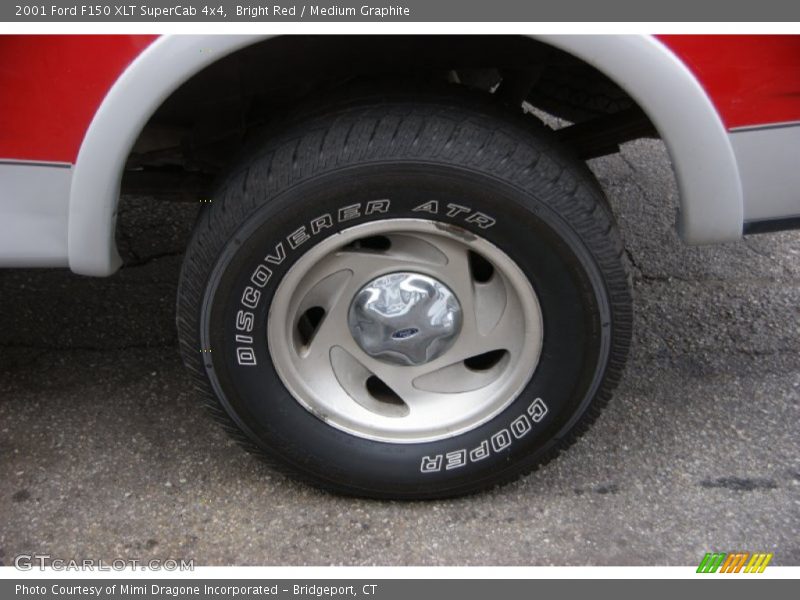Bright Red / Medium Graphite 2001 Ford F150 XLT SuperCab 4x4
