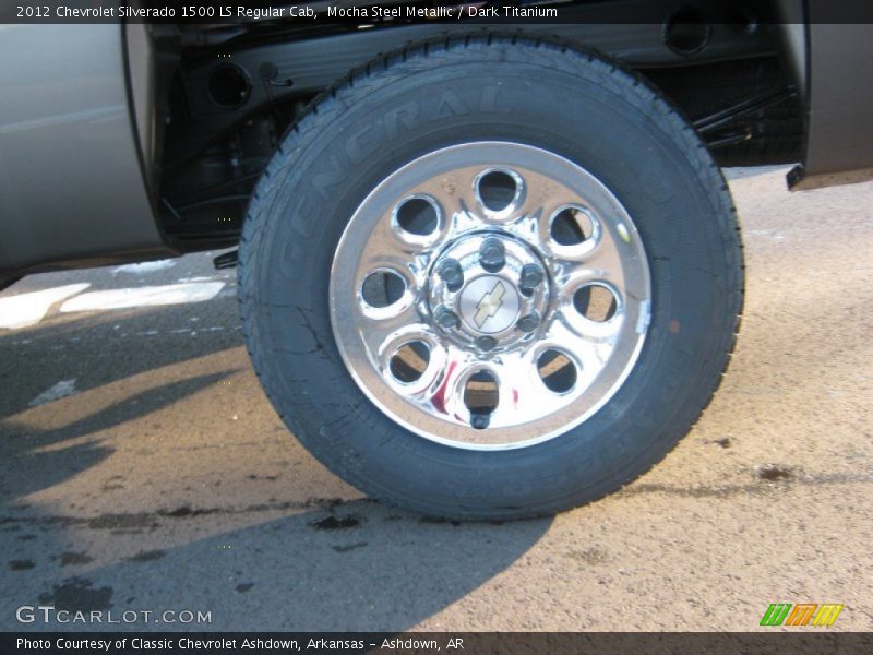 Mocha Steel Metallic / Dark Titanium 2012 Chevrolet Silverado 1500 LS Regular Cab