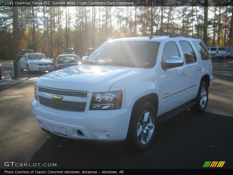 Summit White / Light Cashmere/Dark Cashmere 2011 Chevrolet Tahoe LTZ