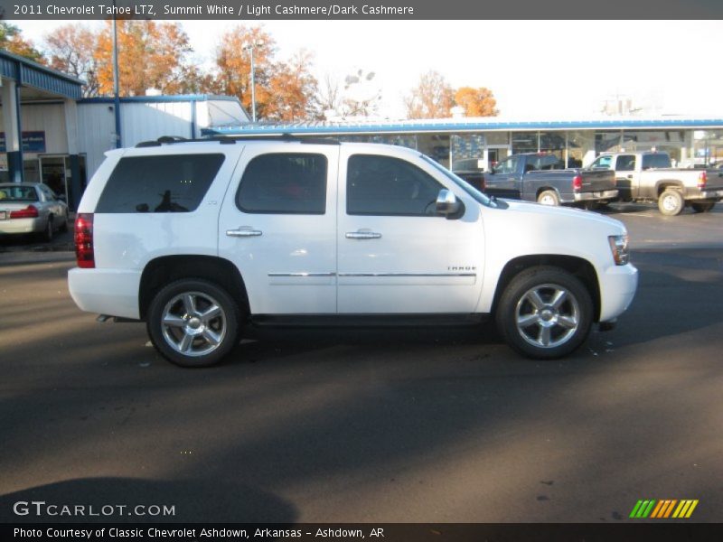 Summit White / Light Cashmere/Dark Cashmere 2011 Chevrolet Tahoe LTZ