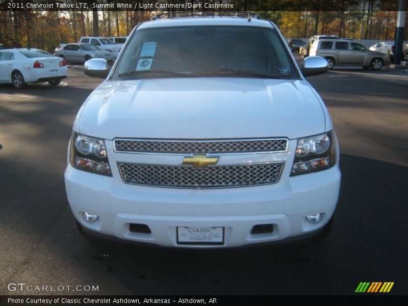 Summit White / Light Cashmere/Dark Cashmere 2011 Chevrolet Tahoe LTZ