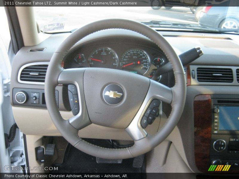 Summit White / Light Cashmere/Dark Cashmere 2011 Chevrolet Tahoe LTZ