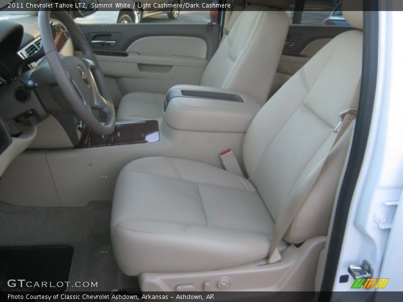 Summit White / Light Cashmere/Dark Cashmere 2011 Chevrolet Tahoe LTZ