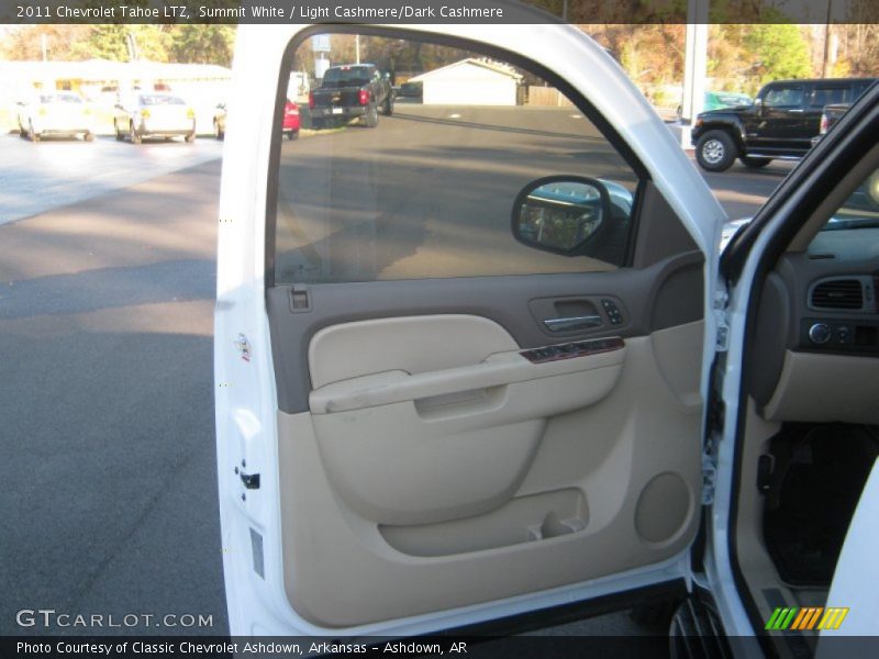 Summit White / Light Cashmere/Dark Cashmere 2011 Chevrolet Tahoe LTZ