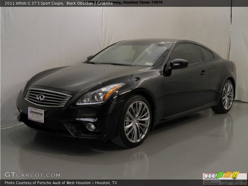 Black Obsidian / Graphite 2011 Infiniti G 37 S Sport Coupe