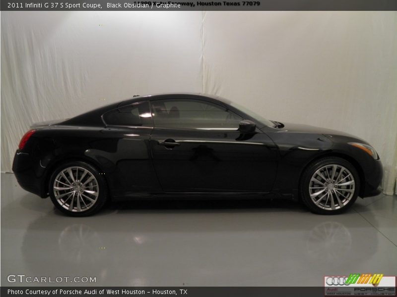 Black Obsidian / Graphite 2011 Infiniti G 37 S Sport Coupe
