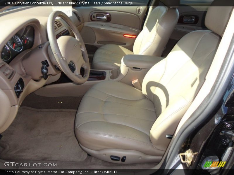 Brilliant Black Crystal Pearl / Sand Stone Beige 2004 Chrysler Concorde LXi