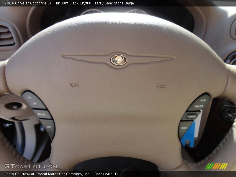 Brilliant Black Crystal Pearl / Sand Stone Beige 2004 Chrysler Concorde LXi